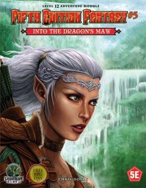 GMG5555 Dungeons And Dragons RPG: Module 5: Into The Dragons Maw published by Goodman Games