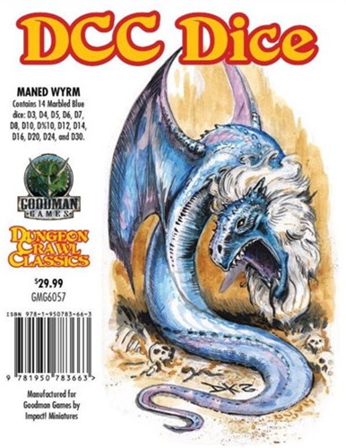 GMG6057 Dungeon Crawl Classics RPG: Maned Wyrm Dice published by Goodman Games