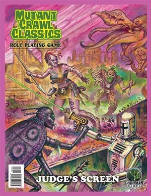 GMG6210 Mutant Crawl Classics #0: Judge's Screen published by Goodman Games