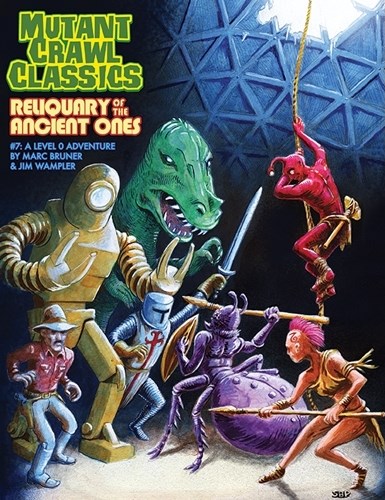 GMG6217 Mutant Crawl Classics #7: Reliquary of the Ancient Ones published by Goodman Games