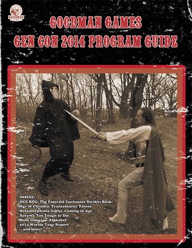 GMGGC14 Goodman Games Gen Con 2014 Program Guide published by Goodman Games