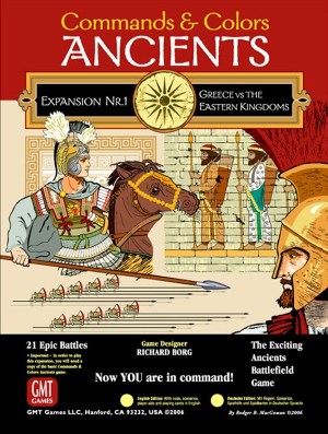 GMT0606 Commands and Colors Board Game: Ancients Expansion 1: Greece vs The Eastern Kingdoms published by GMT Games