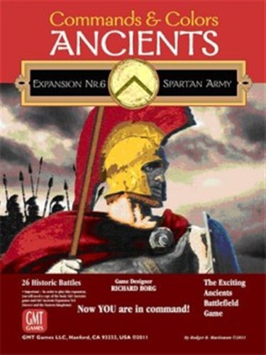 GMT1115 Commands and Colors Board Game: Ancients Expansion 6: Spartan Army published by GMT Games