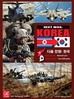 GMT1206 Next War Board Game: Korea published by GMT Games