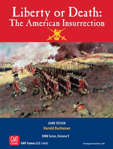 GMT1508 Liberty Or Death: The American Insurrection Board Game 3rd Printing published by GMT Games