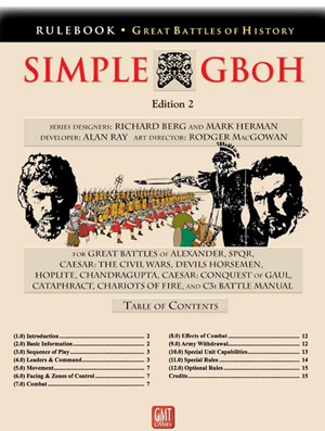 GMT1710 Simple Great Battles Of History 2nd Edition published by GMT Games