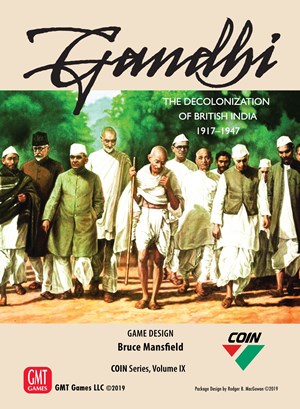 GMT1903 Gandhi: The Decolonization Of British India published by GMT Games