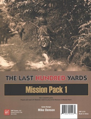 GMT2210 The Last Hundred Yards Board Game: Mission Pack #1 published by GMT Games