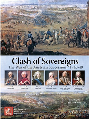 GMT2222 Clash Of Sovereigns: The War Of The Austrian Succession published by GMT Games