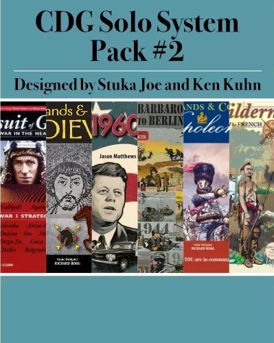 GMT2315 CDG Solo System Pack #2 published by GMT Games