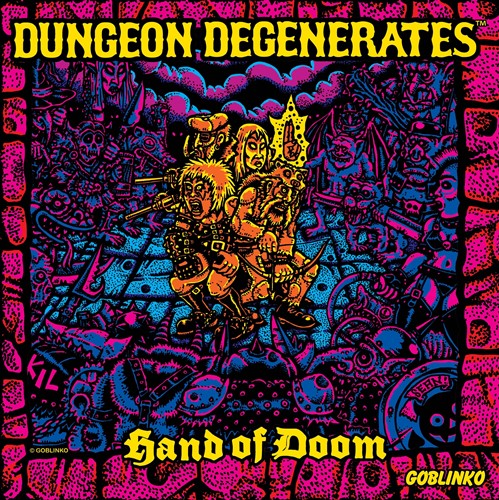 GOBDUNG01 Dungeon Degenerates Board Game: Hand Of Doom published by Goblinko