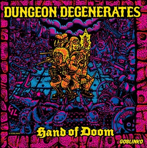 2!GOBDUNG01 Dungeon Degenerates Board Game: Hand Of Doom published by Goblinko