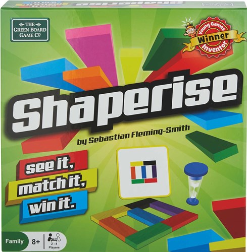 GRE10018 Shaperise Board Game published by Green Board Games