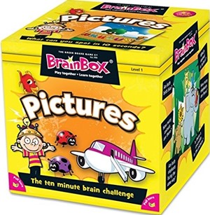 GRE90010 Brainbox Game: Pictures (55 Cards) published by Green Board Games