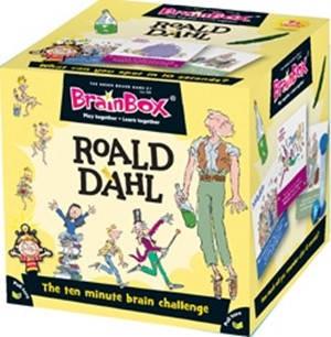 GRE91030 Brainbox Game: Roald Dahl (55 Cards) published by Green Board Games