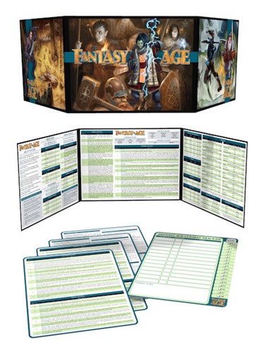 GRR6003 Fantasy Age RPG: Game Masters Kit published by Green Ronin Publishing