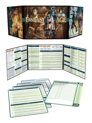 GRR6003 Fantasy Age RPG: Game Masters Kit published by Green Ronin Publishing