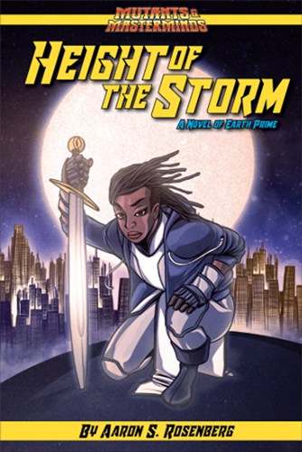 GRR7003 Mutants And Masterminds: Height Of The Storm Novel published by Green Ronin Publishing