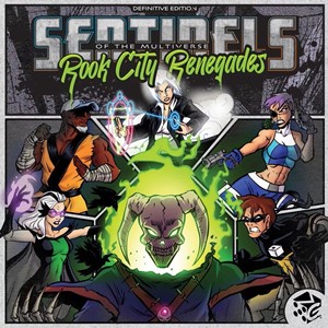 2!GTGSMDEROOK Sentinels Of The Multiverse Card Game: Rook City Renegades Expansion published by Greater Than Games