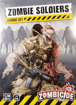2!GUGZCD012 Zombicide Board Game: 2nd Edition Zombie Soldiers Set published by Guillotine Games