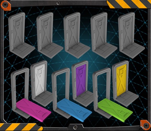 Zombicide Board Game: Invader 3D Doors