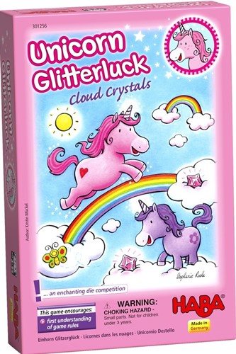 HAB301256 Unicorn Glitterluck: Cloud Crystals Game published by HABA
