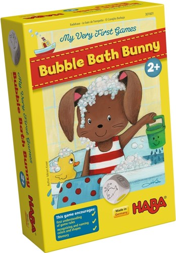 HAB301601 My First Bubble Bath Bunny Board Game published by HABA