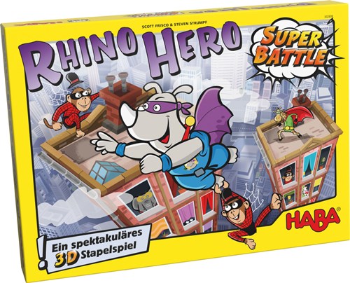 HAB302808 Rhino Hero Game: Super Battle published by HABA
