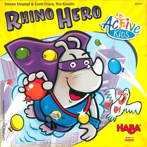 HAB303615 Rhino Hero Action Game: Active Kids published by HABA