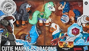 HASE9736 Dungeons And Dragons RPG: My Little Pony Cutie Marks And Dragons Figures published by Hasbro UK