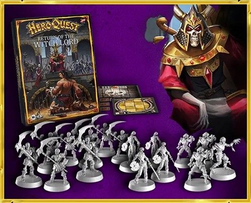 HASF4193 HeroQuest Board Game: Return Of The Witch Lord Quest Pack published by Hasbro