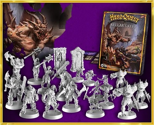 HASF4543 HeroQuest Board Game: Kellar's Keep Quest Pack published by Hasbro