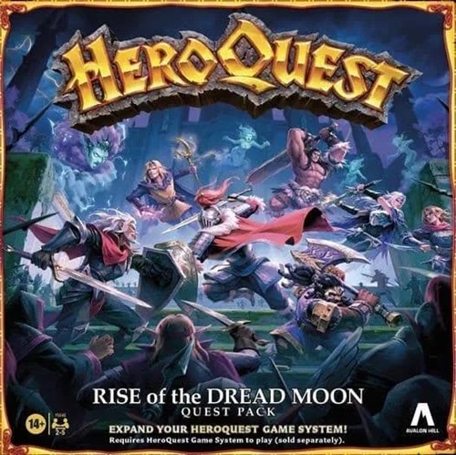 HASF6646UU0 HeroQuest Board Game: Rise Of The Dread Moon Expansion published by Avalon Hill