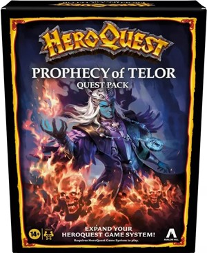 2!HASG0052UU0 HeroQuest Board Game: Prophecy Of Telor Quest Expansion published by Hasbro UK