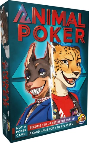 2!HG010E Animal Poker Card Game published by Heidelbaer Games 