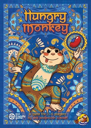 2!HG012E Hungry Monkey Card Game published by Heidelbaer Games 