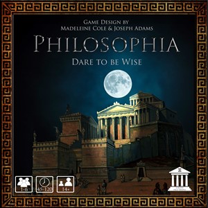 2!HIA01000 Philosophia Board Game: Dare To Be Wise published by Cogito Ergo Meeple
