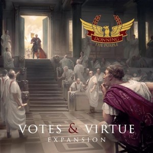 HPGDTPVV1411 Donning The Purple Board Game: Votes And Virtue Expansion published by Hitpointe Sales