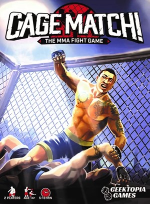 HPSCM100 Cage Match Board Game: The MMA Fight published by Geektopia Games