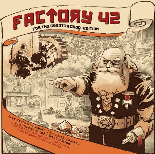 HPSF42FGGE Factory 42 Board Game: For The Greater Good Edition published by Dragon Dawn Productions