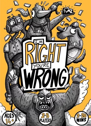 2!HPSIRYWCL I'm Right You're Wrong Card Game published by Right Wrong Game