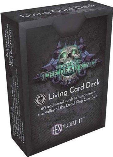 HPSMJDH0312 HEXplore It Board Game: The Valley Of The Dead King Living Card Deck published by Mariucci Designs