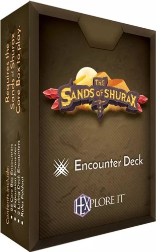 HPSMJDH0433 HEXplore It Board Game: The Sands Of Shurax Encounter Deck published by Mariucci Designs