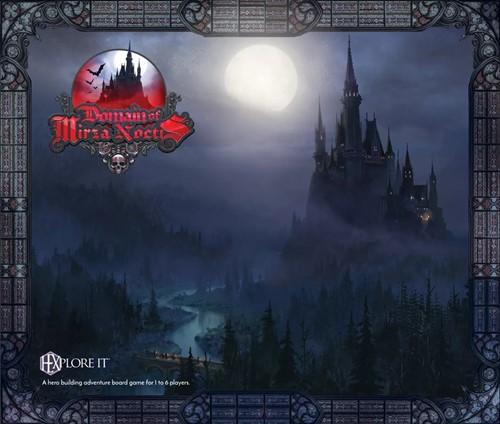 HPSMJDH0440 HEXplore It Board Game: The Domain Of Mirza Noctis published by Mariucci Designs