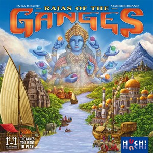 HUT879783 Rajas Of The Ganges Board Game published by Hutter Trade