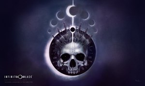 IBPLYMHDS01 Alhazred Harbinger Of The Dark Star Playmat published by Infinite Black