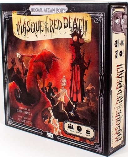 IDW01379 Masque Of The Red Death Board Game published by IDW Games