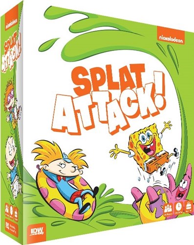 IDW01480 Nickelodeon's Splat Attack Board Game published by IDW Games