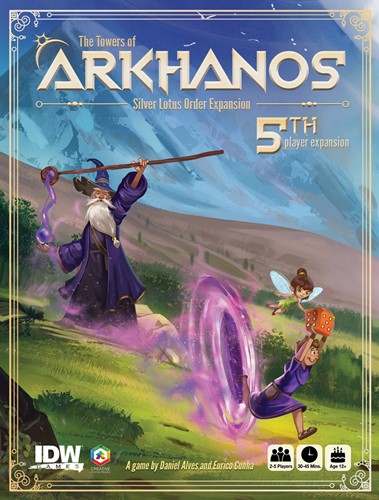 IDW01835 The Towers Of Arkhanos Board Game: Silver Lotus Order Expansion published by IDW Games