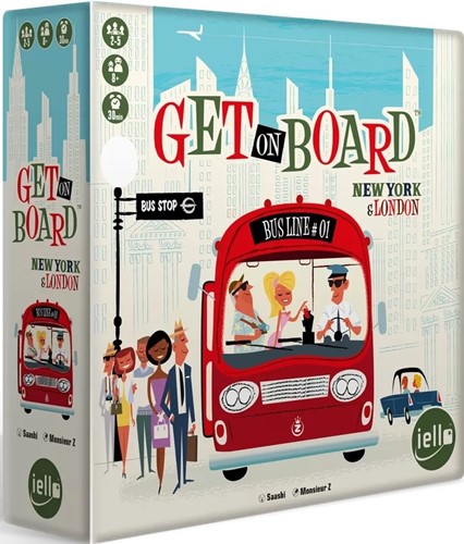 IEL51827 Get On Board Board Game published by Iello